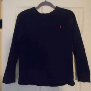 Blue Long Sleeve Polo Ralph Lauren Shirt